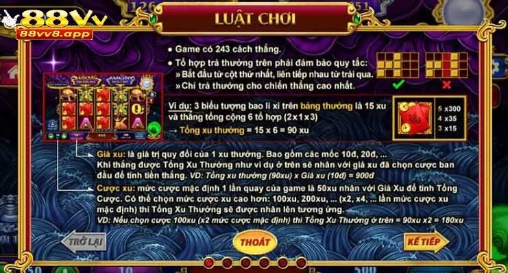 Hướng dẫn Cách trải nghiệm nổ hũ Nổ Hũ Kho Tàng Ngũ Long tại 88VV