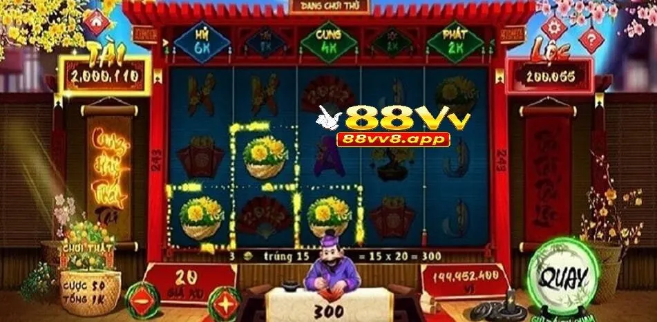 Nổ hũ ông đồ 88VV hấp dẫn, lôi cuốn